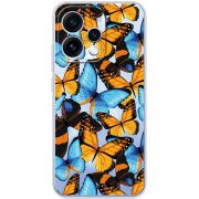 Прозорий чохол BoxFace OPPO Reno 15 Butterfly Morpho