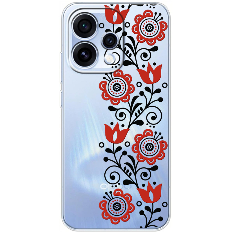 Прозорий чохол BoxFace OPPO Reno 15 Ethno Ornament