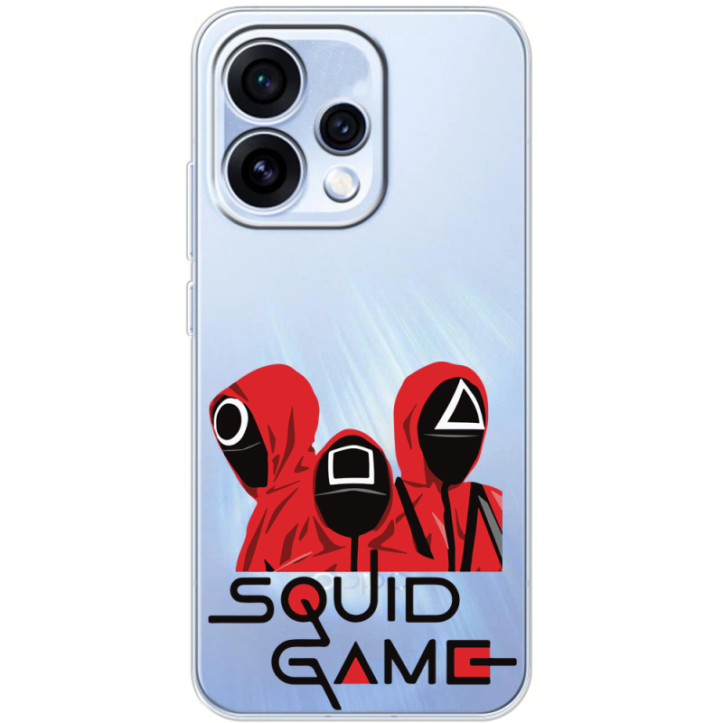 Прозорий чохол BoxFace OPPO Reno 15 siquid game люди в красном