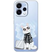 Прозорий чохол BoxFace OPPO Reno 15 Cat Style