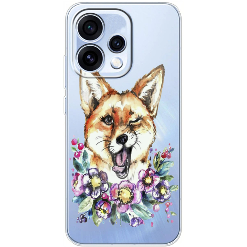 Прозорий чохол BoxFace OPPO Reno 15 Winking Fox
