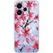 Прозорий чохол BoxFace OPPO Reno 15 Pink Magnolia