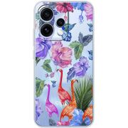 Прозорий чохол BoxFace OPPO Reno 15 Flamingo