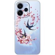 Чохол зі стразами OPPO Reno 15 Swallows and Bloom