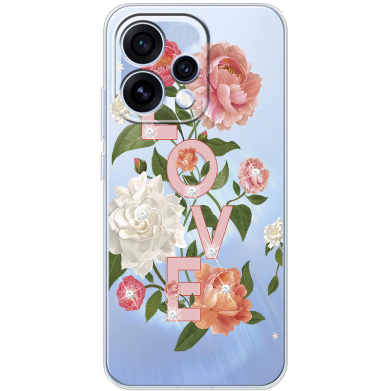 Чохол зі стразами OPPO Reno 15 Love