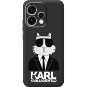 Чорний чохол BoxFace OPPO Reno 15 Cat in Black