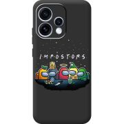 Чорний чохол BoxFace OPPO Reno 15 Among Us Impostors