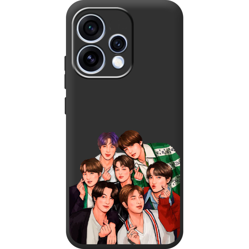 Чорний чохол BoxFace OPPO Reno 15 BTS