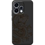Чорний чохол BoxFace OPPO Reno 15 Chinese Dragon