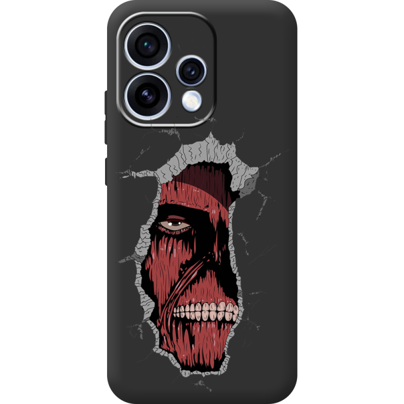 Чорний чохол BoxFace OPPO Reno 15 Нападение на Титана