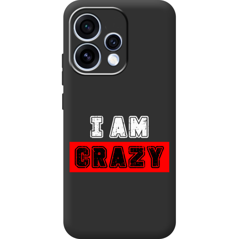 Чорний чохол BoxFace OPPO Reno 15 I'm Crazy