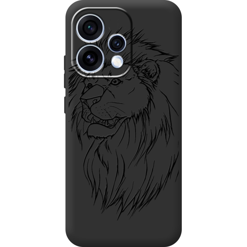 Чорний чохол BoxFace OPPO Reno 15 Lion