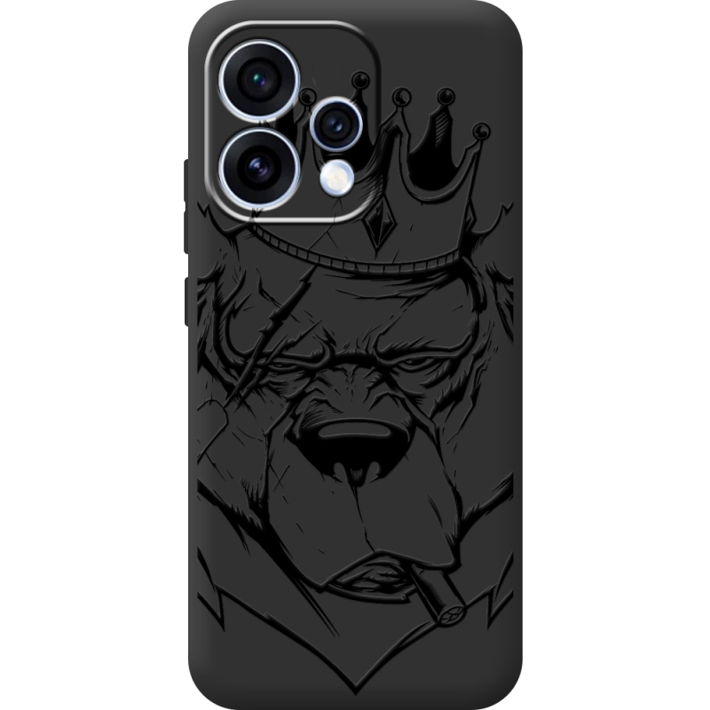 Чорний чохол BoxFace OPPO Reno 15 Bear King
