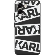 Чорний чохол BoxFace OPPO A6 White Karl