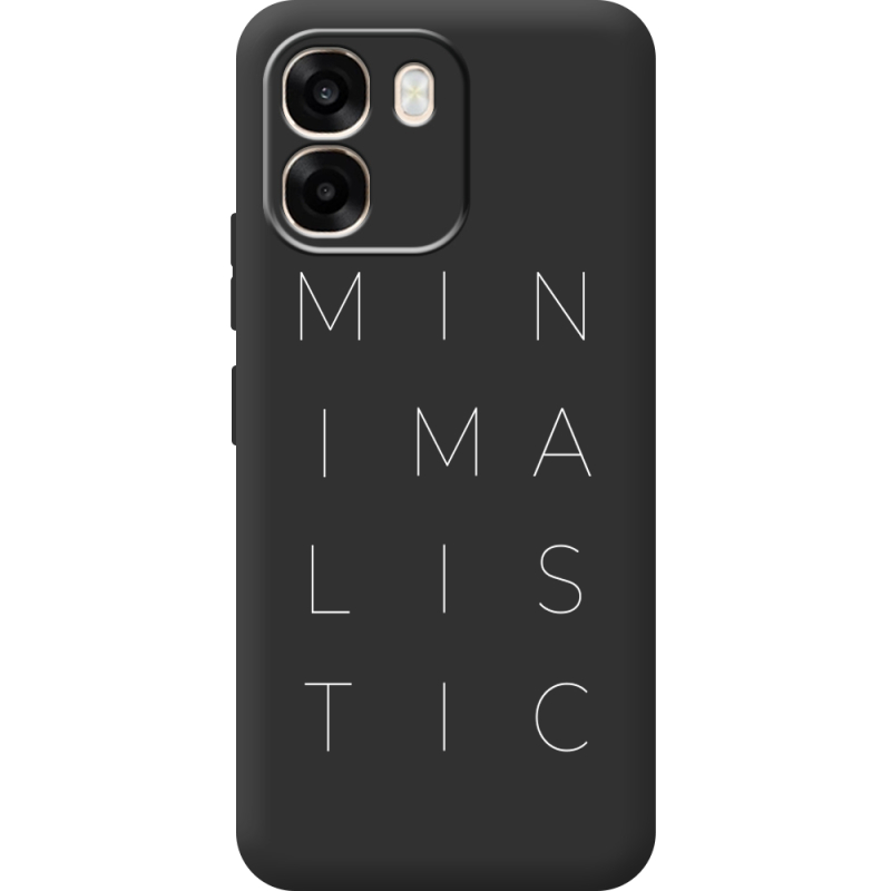 Чорний чохол BoxFace OPPO A6 Minimalistic