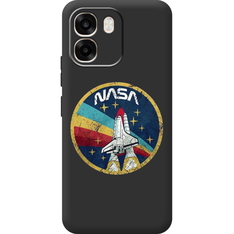 Чорний чохол BoxFace OPPO A6 NASA