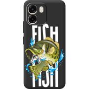 Чорний чохол BoxFace OPPO A6 Fish