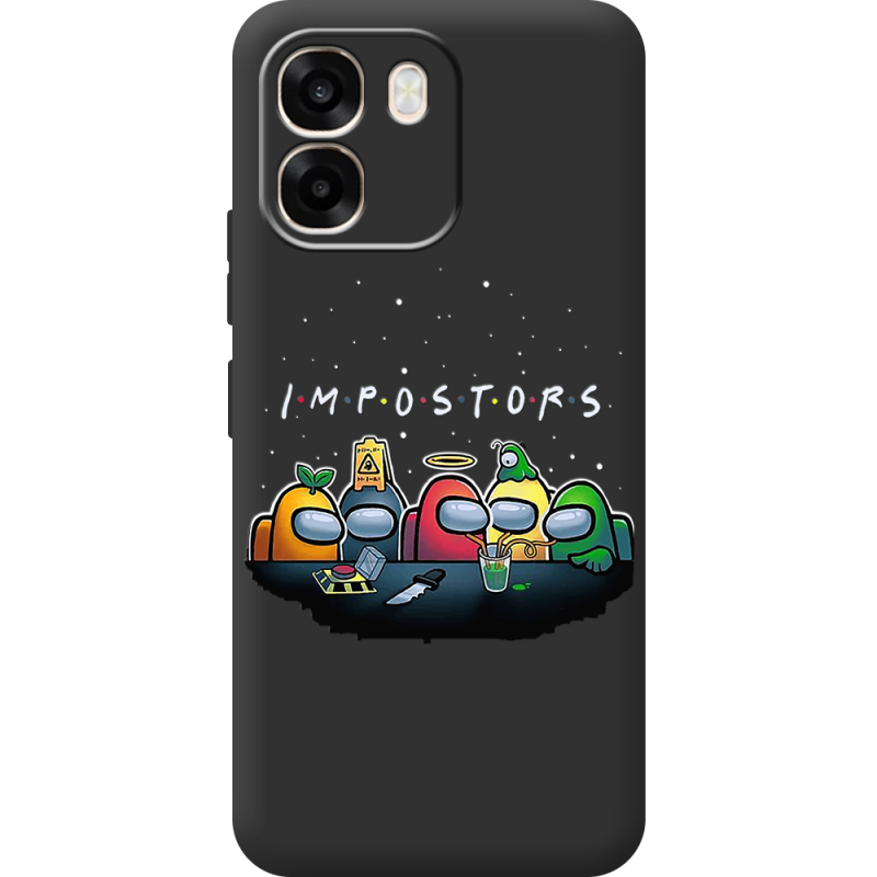 Чорний чохол BoxFace OPPO A6 Among Us Impostors