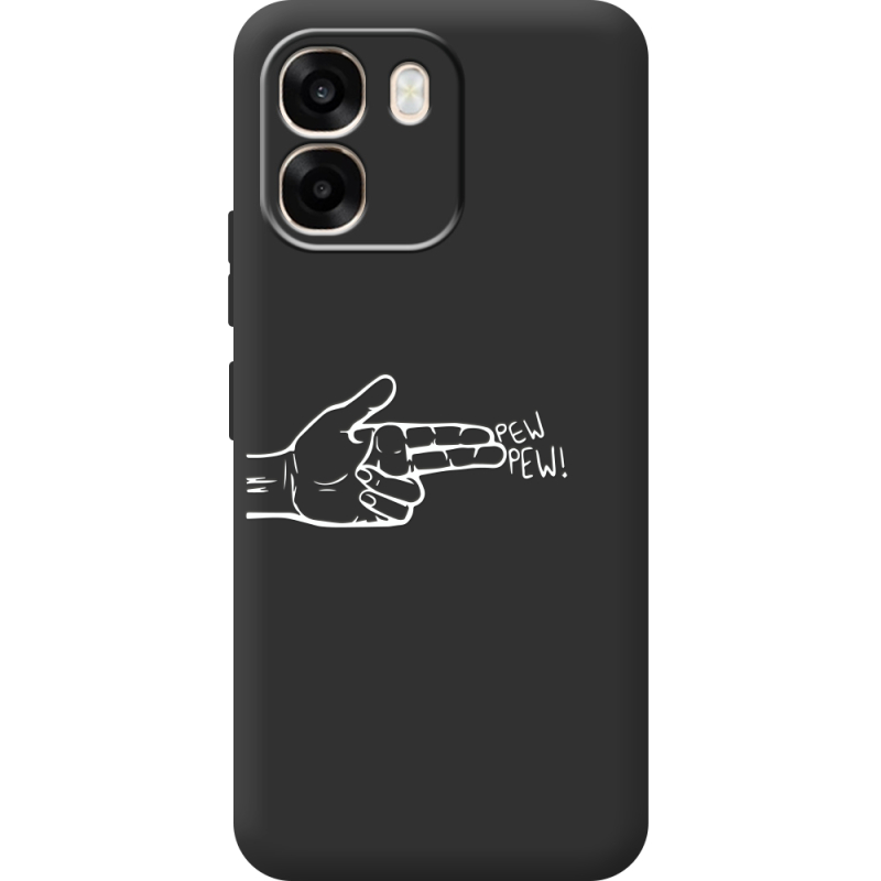 Чорний чохол BoxFace OPPO A6 Pew Pew