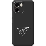 Чорний чохол BoxFace OPPO A6 Paper Plane