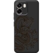 Чорний чохол BoxFace OPPO A6 Chinese Dragon