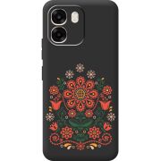 Чорний чохол BoxFace OPPO A6 Ukrainian Ornament