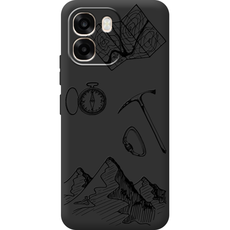 Чорний чохол BoxFace OPPO A6 Mountains