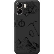 Чорний чохол BoxFace OPPO A6 Mountains