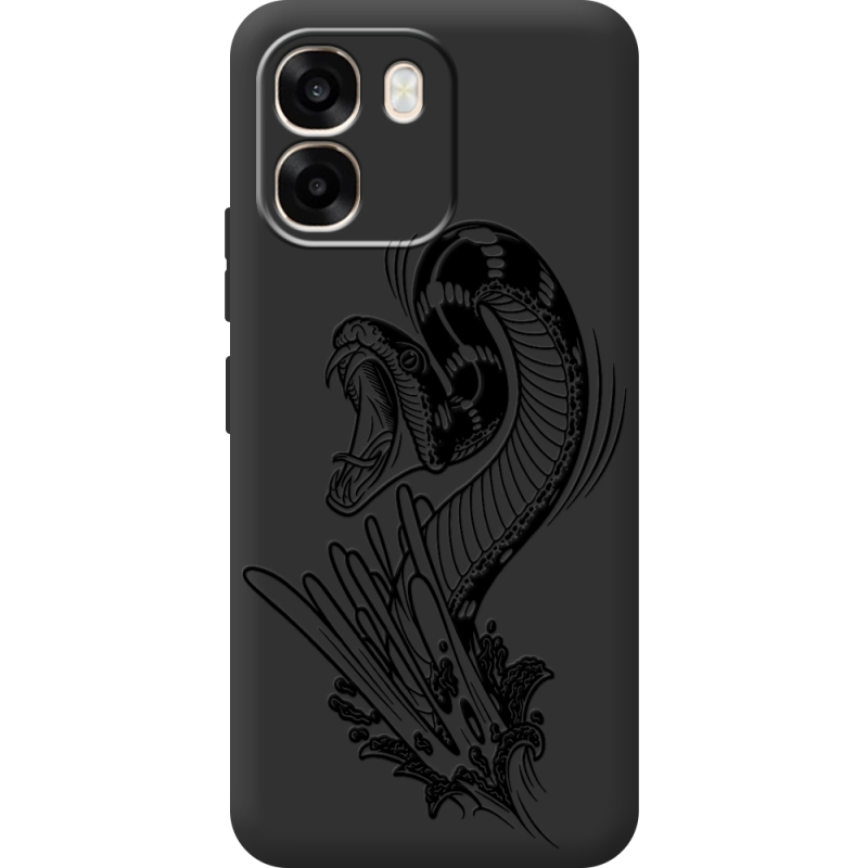 Чорний чохол BoxFace OPPO A6 Snake