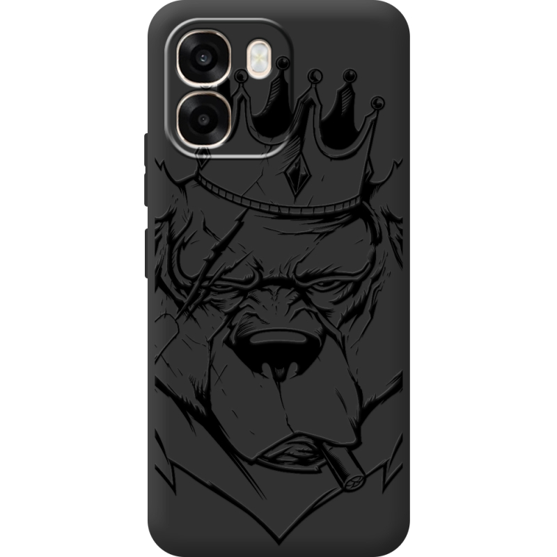 Чорний чохол BoxFace OPPO A6 Bear King