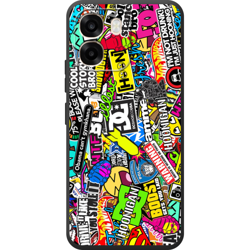 Чохол BoxFace OPPO A6 Multicolored Inscriptions