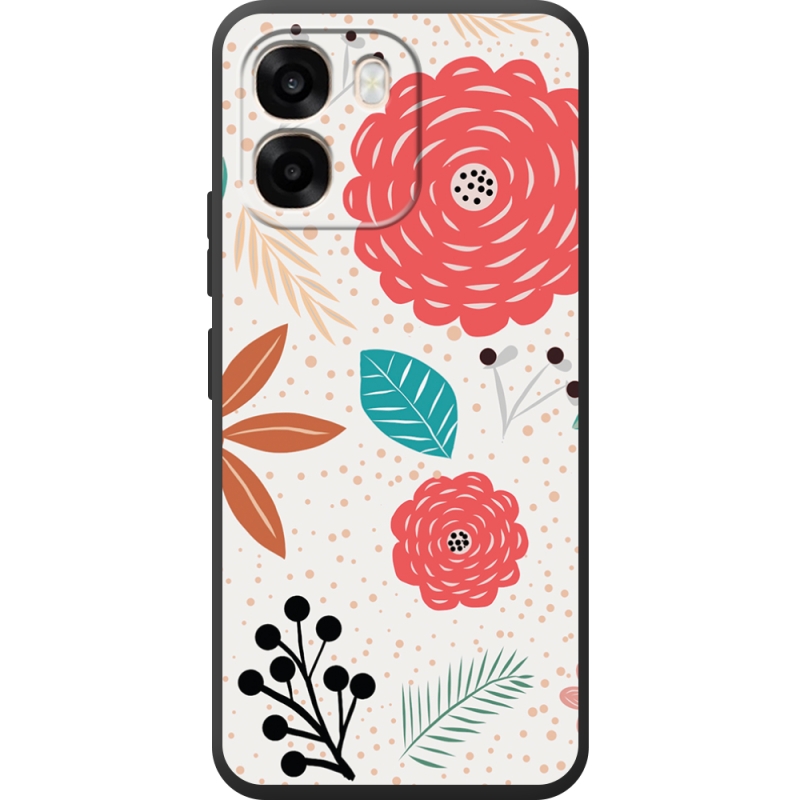 Чохол BoxFace OPPO A6 Line Flowers