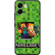 Чохол BoxFace OPPO A6 Майнкрафт Стів і Алекс