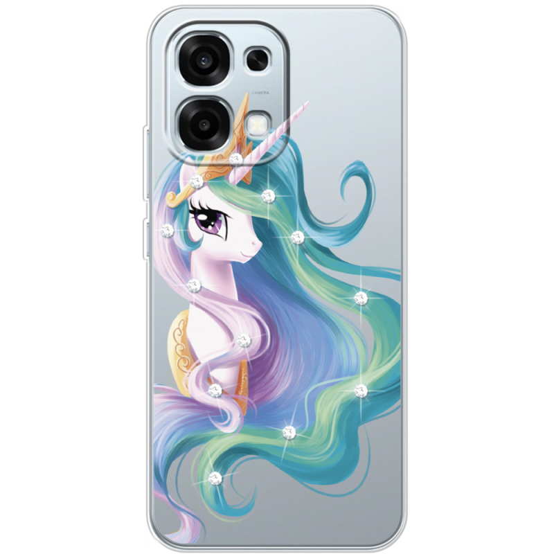 Чохол зі стразами OPPO A6 Pro Unicorn Queen