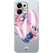 Чохол зі стразами OPPO A6 Pro Pink Air Baloon