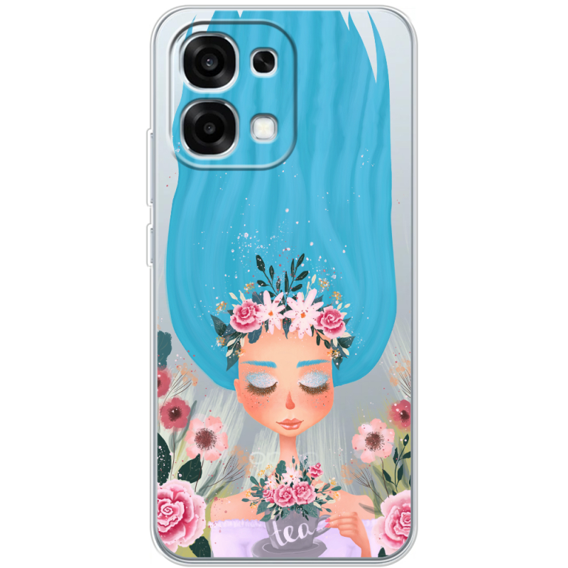 Прозорий чохол BoxFace OPPO A6 Pro Blue Hair