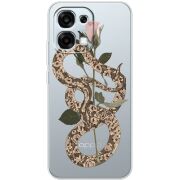 Прозорий чохол BoxFace OPPO A6 Pro Glamor Snake