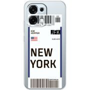 Прозорий чохол BoxFace OPPO A6 Pro Ticket New York