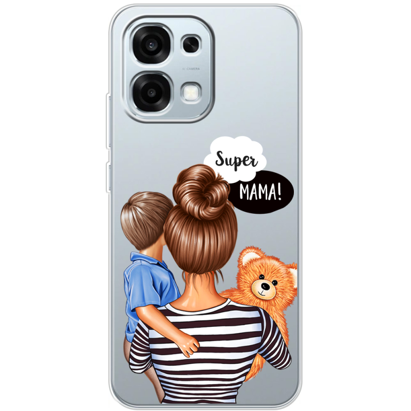 Прозорий чохол BoxFace OPPO A6 Pro Super Mama and Son