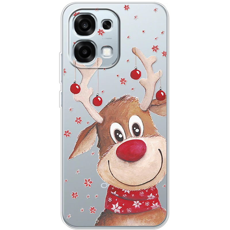Прозорий чохол BoxFace OPPO A6 Pro Winter Deer