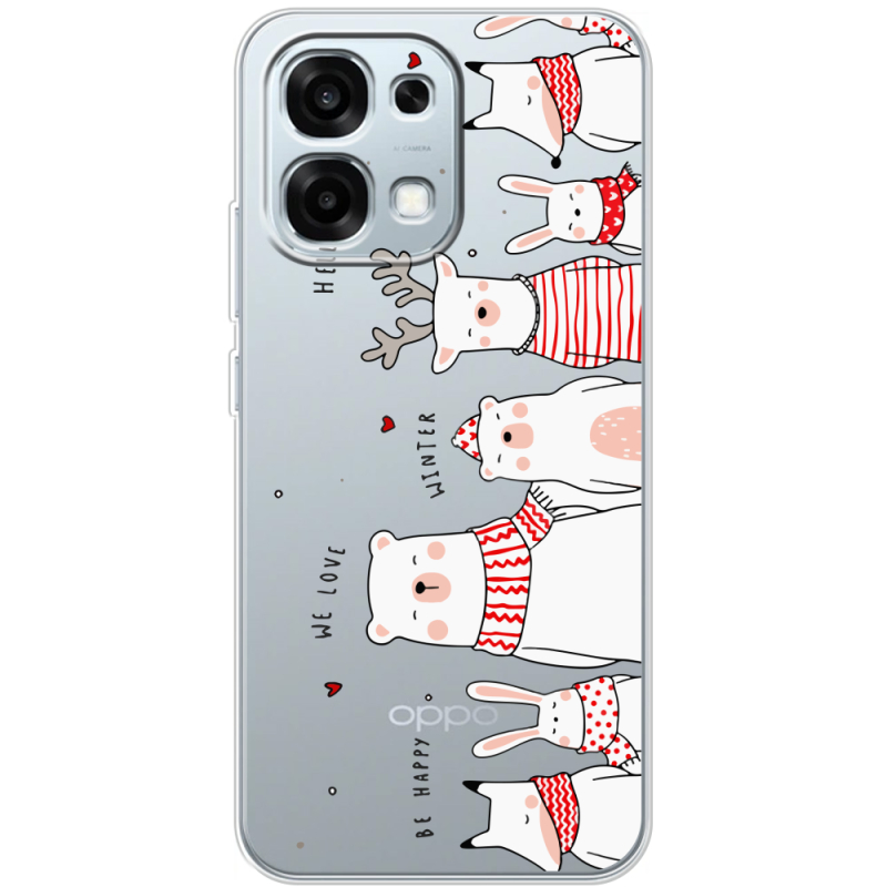 Прозорий чохол BoxFace OPPO A6 Pro The Friendly Beasts