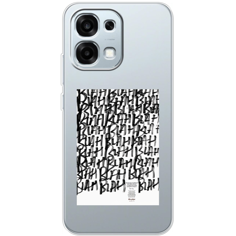 Прозорий чохол BoxFace OPPO A6 Pro Blah Blah