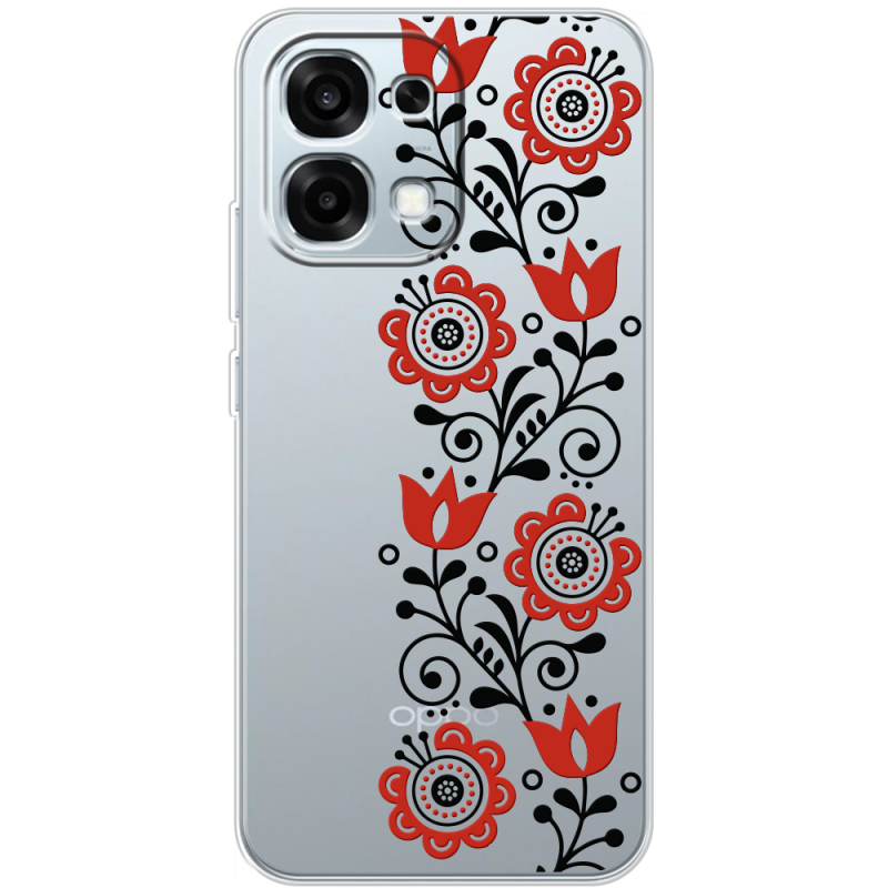 Прозорий чохол BoxFace OPPO A6 Pro Ethno Ornament