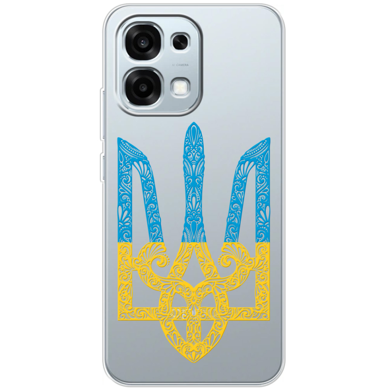 Прозорий чохол BoxFace OPPO A6 Pro Gold Trident