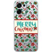 Прозорий чохол BoxFace OPPO A6 Pro Vintage Christmas Pattern
