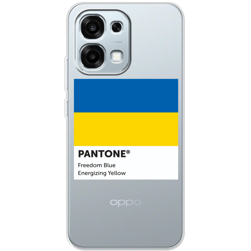 Прозорий чохол BoxFace OPPO A6 Pro Pantone вільний синій