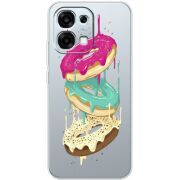 Прозорий чохол BoxFace OPPO A6 Pro Donuts