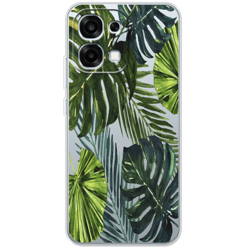 Прозорий чохол BoxFace OPPO A6 Pro Palm Tree