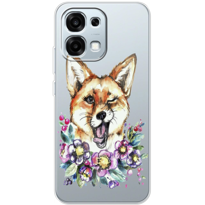 Прозорий чохол BoxFace OPPO A6 Pro Winking Fox