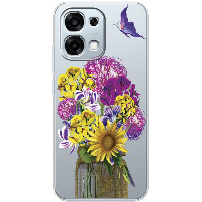 Прозорий чохол BoxFace OPPO A6 Pro My Bouquet